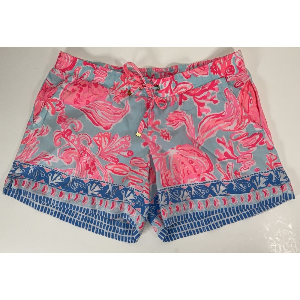 NWOT Women's Lilly Pulitzer Katia Shell We‎ Dance Shorts Drawstring Waist XXS